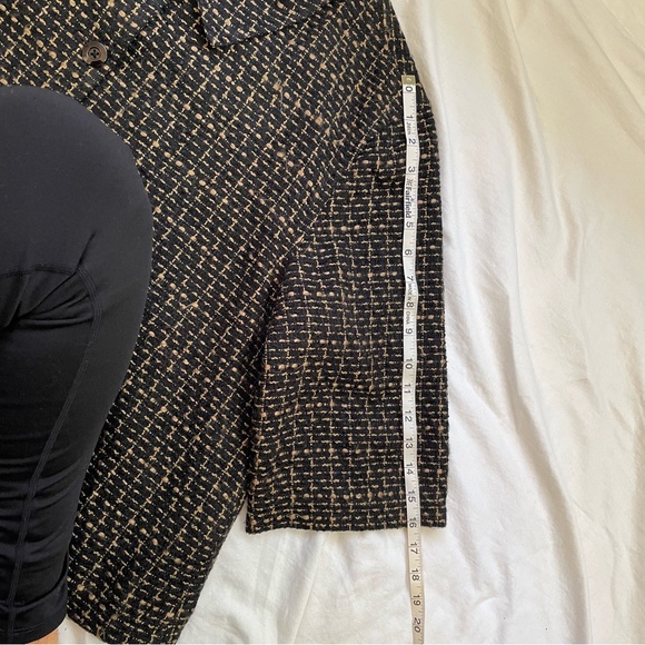 Investments Black/Brown Tweed 3/4 sleeve Blazer/Jacket for Casual/Business Wear. - Picture 9 of 10